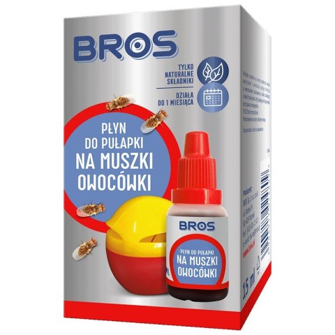 BROS PŁYN DO PUŁAPKI NA MUSZKI OWOCÓWKI 15ML BROS PŁYN DO PUŁAPKI NA MUSZKI OWOCÓWKI 15ML