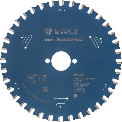 BOSCH TARCZA PILARSKA EXPERT SH H 190*30-36 BOSCH TARCZA PILARSKA EXPERT SH H 190*30-36