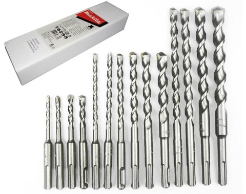 MAKITA ZESTAW WIERTEŁ SDS-PLUS 14 SZT. MAKITA ZESTAW WIERTEŁ SDS-PLUS 14 SZT.