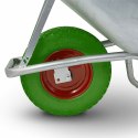 Bituxx Koło Pełne do Taczki 4.80/4.00-8 Z Osią Odporne na Przebicia 250 kg