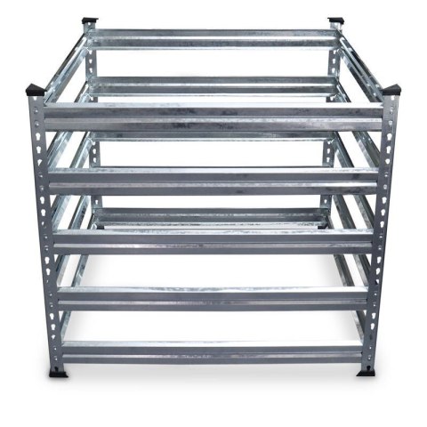 Bituxx Kompostownik 90x90x93cm stal ocynkowana dużej pojemności Bituxx Kompostownik 90x90x93cm stal ocynkowana dużej pojemności