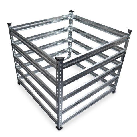 Bituxx Kompostownik 90x90x93cm stal ocynkowana dużej pojemności Bituxx Kompostownik 90x90x93cm stal ocynkowana dużej pojemności