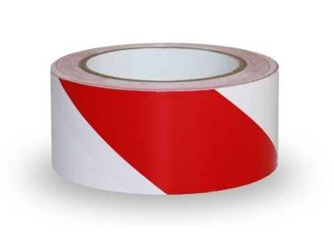 DEKA TAŚMA OSTRZEGAWCZA BIAŁO-CZERWONA 75MM*500M DEKA TAŚMA OSTRZEGAWCZA BIAŁO-CZERWONA 75MM*500M