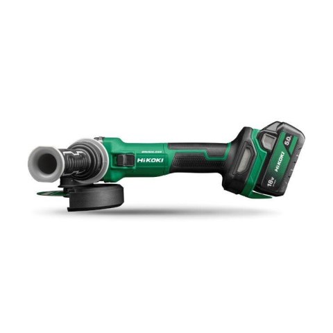 HIKOKI SZLIFIERKA KĄTOWA AKUMULATOROWA 125MM 18V 2*5.0AH HITSYSTEM