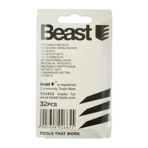 BEAST KOŃCÓWKI WKRĘTAKOWE 33 BITY BEAST KOŃCÓWKI WKRĘTAKOWE 33 BITY