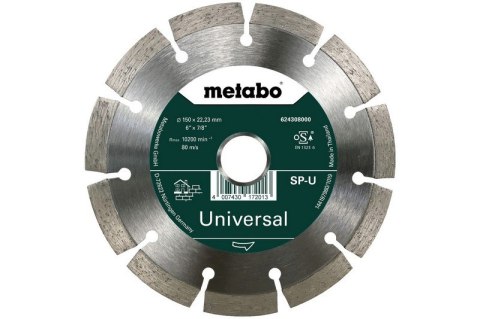 METABO TARCZA DIAMENTOWA SEGMENTOWA DO BETONU 150*22.23MM