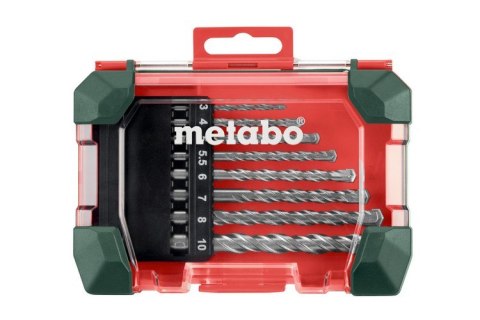 METABO WIERTŁA DO BETONU 8 SZT. 3-10MM METABO WIERTŁA DO BETONU 8 SZT. 3-10MM