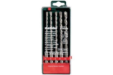 METABO ZESTAW WIERTEŁ SDS-PLUS CLASSIC 5 SZT.