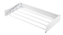 BEAST Suszarka na pranie Ścienna Składana METALOWA 80cm Wisząca Rozkładana mocna