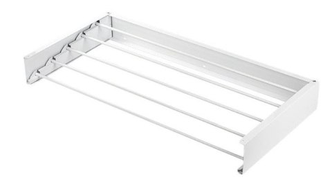 BEAST Suszarka na pranie Ścienna Składana METALOWA 80cm Wisząca Rozkładana mocna