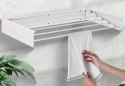 BEAST Suszarka na pranie Ścienna Składana METALOWA 80cm Wisząca Rozkładana mocna