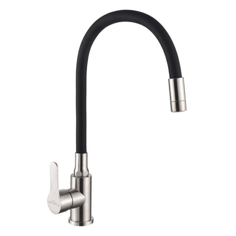 UN BATERIA ZLEWOZMYWAKOWA KSANTI INOX Z RUCH. 2F WYLEWKĄ,IN/CZA