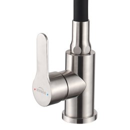 UN BATERIA ZLEWOZMYWAKOWA KSANTI INOX Z RUCH. 2F WYLEWKĄ,IN/CZA