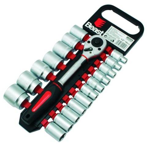 BEAST ZESTAW KLUCZY NASADOWYCH 8-32 mm 1/2" CV BEAST ZESTAW KLUCZY NASADOWYCH 8-32 mm 1/2" CV