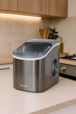 E-hurtownia Kostkarka do lodu 2,2L 10-15kg/24h szara przenośna 2 rozmiary kostek