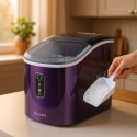 E-hurtownia Kostkarka do lodu 2,2L 15kg/24h fioletowa przenośna 2 rozmiary kostek