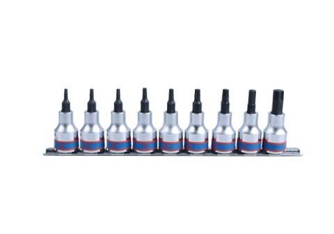 KING TONY KPL.NASADEK TORX 3/8'' 9 CZĘŚCI T10-T50 SZYNA KING TONY KPL.NASADEK TORX 3/8'' 9 CZĘŚCI T10-T50 SZYNA