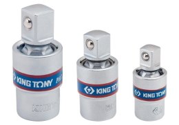 KING TONY ZESTAW PRZEGUBÓW KULOWYCH 3SZT. 1/4''-1/2''