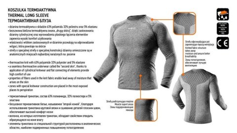 NEO KOSZULKA TERMOAKTYWNA ROZMIAR L/XL NEO KOSZULKA TERMOAKTYWNA ROZMIAR L/XL
