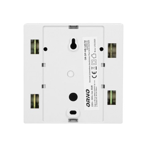 ORNO DZWONEK GONG DWUTONOWY 230V QUATRO AC BIAŁY ORNO DZWONEK GONG DWUTONOWY 230V QUATRO AC BIAŁY