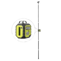 RYOBI LASER KRZYŻOWY ZIELONA WIĄZKA 360 + TYCZKA RB360GLL-K