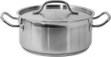 YATO GASTRO GARNEK NISKI Z POKRYWKĄ ZE STALI NIERDZEWNEJ 24*11CM 5L