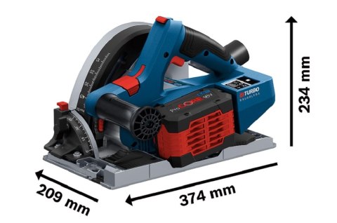 BOSCH PILARKA TARCZOWA, ZAGŁĘBIARKA GKT 18V-52 GC 0*AH L-BOXX BOSCH PILARKA TARCZOWA, ZAGŁĘBIARKA GKT 18V-52 GC 0*AH L-BOXX