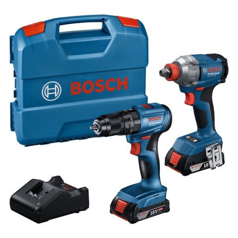 BOSCH ZESTAW COMBO 18V GDX 18V-285 + GSB 185-LI 2*2.0AH BOSCH ZESTAW COMBO 18V GDX 18V-285 + GSB 185-LI 2*2.0AH