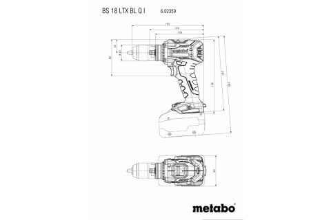 METABO WIERTARKO-WKRĘTARKA AKUMULATOROWA BS 18 LTX BL Q 0*AH METABO WIERTARKO-WKRĘTARKA AKUMULATOROWA BS 18 LTX BL Q 0*AH