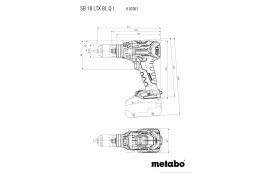 METABO WIERTARKO-WKRĘTARKA AKUMULATOROWA UDAR. SB 18 LTX BL Q 0*AH