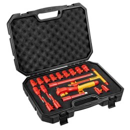 NEO ZESTAW KLUCZY NASADOWYCH 1/2'', 1000V, 19 SZTUK
