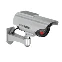 ORNO ATRAPA KAMERY MONITORUJĄCEJ CCTV SREBRNA Z PANELEM SŁONECZN.