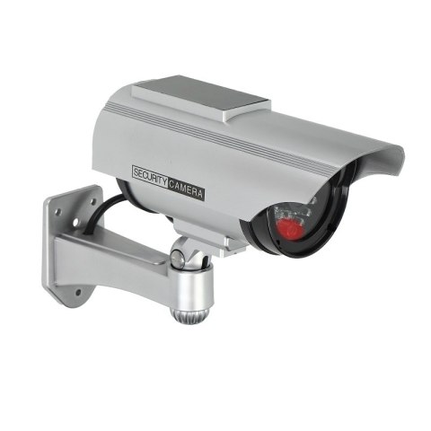 ORNO ATRAPA KAMERY MONITORUJĄCEJ CCTV SREBRNA Z PANELEM SŁONECZN. ORNO ATRAPA KAMERY MONITORUJĄCEJ CCTV SREBRNA Z PANELEM SŁONECZN.
