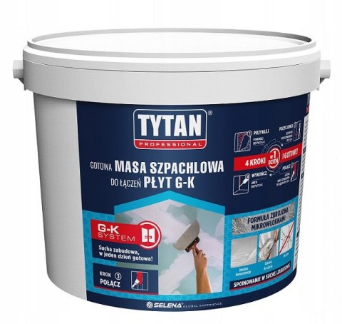 TYTAN GOTOWA MASA SZPACHLOWA DO ŁĄCZEŃ PŁYT G-K 1.8KG BIAŁA