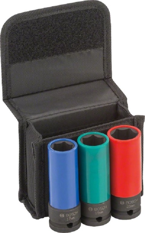 BOSCH KLUCZE NASADOWE ZESTAW 3-CZĘŚCIOWY 1/2'' 17,19,21MM BOSCH KLUCZE NASADOWE ZESTAW 3-CZĘŚCIOWY 1/2'' 17,19,21MM