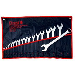 BEAST KLUCZE PŁASKO-OCZKOWE 6-32 mm CV 17 sztuk