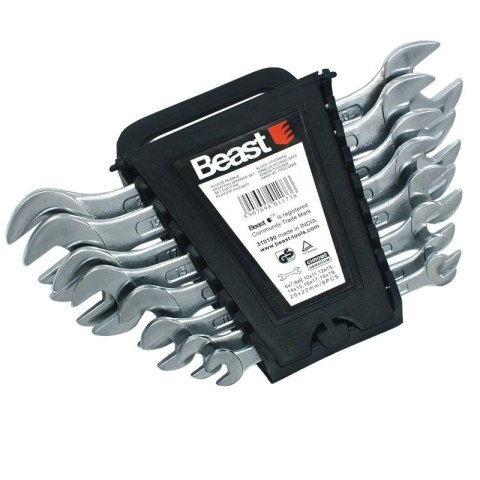 BEAST Klucze płaskie 6-22 mm CV 8 sztuk BEAST Klucze płaskie 6-22 mm CV 8 sztuk