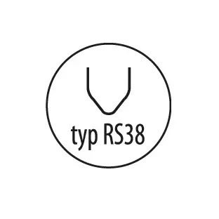 DEDRA ZSZYWKI 0.8MM RS38 DO PLASTIKU 100 SZT.