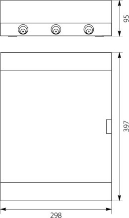 ELEKTRO-PLAST ROZDZIELNICA MODUŁOWA 2X12 NATYNKOWA IP40 SRN-24 1.6