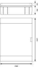 ELEKTRO-PLAST ROZDZIELNICA MODUŁOWA 2X12 PODTYNKOWA IP40 SRP-24 2.5