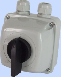 ELEKTROMET ŁĄCZNIK KRZYWKOWY 0-1 3P 16A IP44 ŁUK 16-13 W OBUDOWIE