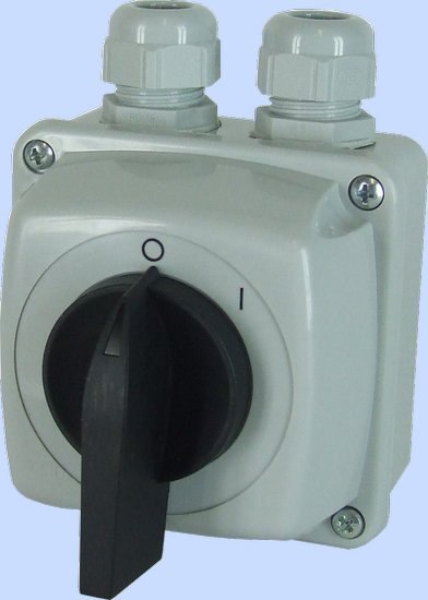 ELEKTROMET ŁĄCZNIK KRZYWKOWY 0-1 3P IP44 ŁUK E25-13 W OBUDOWIE ELEKTROMET ŁĄCZNIK KRZYWKOWY 0-1 3P IP44 ŁUK E25-13 W OBUDOWIE