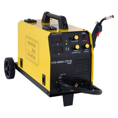 MAGNUM PÓŁAUTOMAT SPAWALNICZY MAGNUM MIG 170W MMA IGBT MAGNUM PÓŁAUTOMAT SPAWALNICZY MAGNUM MIG 170W MMA IGBT