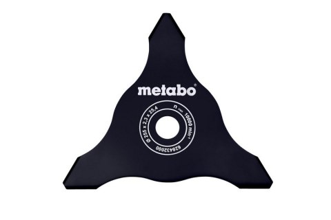 METABO NÓŻ DO KOSY TRZY RAMIONA 255*2.3*25.4MM METABO NÓŻ DO KOSY TRZY RAMIONA 255*2.3*25.4MM