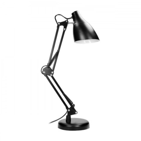 VIRONE LAMPA BIURKOWA DIAN 60W E27 STAL, CZARNA VIRONE LAMPA BIURKOWA DIAN 60W E27 STAL, CZARNA