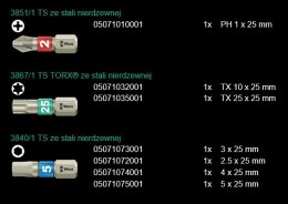 WERA BICYCLE SET 5, 7 CZĘŚCI,KRAFTFORM Z FUNKCJĄ GRZECHOT