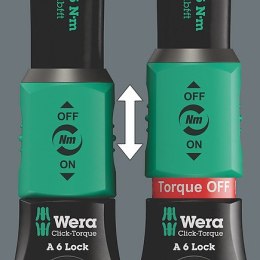 WERA KLUCZ DYNAMOMETRYCZNY CLICK-TORQUE A 6 1/4' X 2.5-25 NM