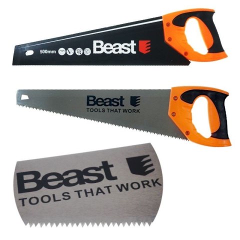 BEAST Piła płatnica hartowana 500MM CROSS-CUT 7TPI 1.05MM do drewna BEAST Piła płatnica hartowana 500MM CROSS-CUT 7TPI 1.05MM do drewna