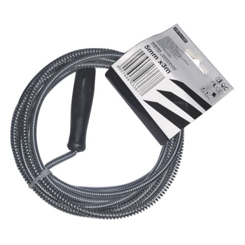BEAST Spirala hydrauliczna żmijka przetykacz rur 5MMx3M ocynkowana BEAST Spirala hydrauliczna żmijka przetykacz rur 5MMx3M ocynkowana