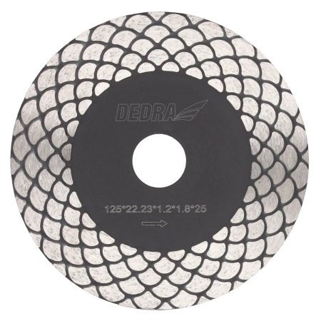 DEDRA TARCZA DIAMENTOWA 125MM ŁUSTA DEDRA TARCZA DIAMENTOWA 125MM ŁUSTA